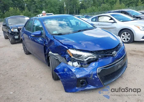 2014 Toyota Corolla S Plus z USA, uszkodzony, nr VIN 2T1BURHE8EC047713